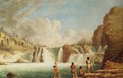 Kane Paul Falls at Colville oil on canvas
